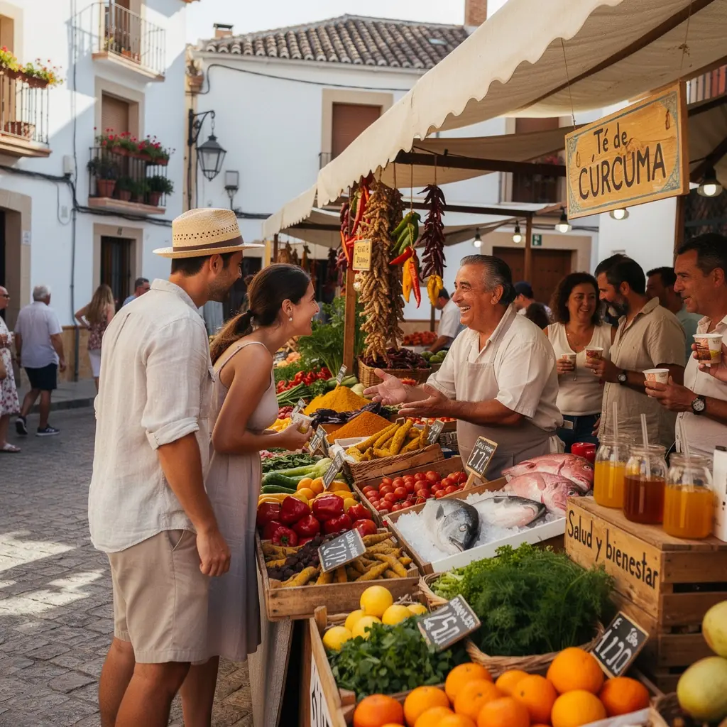 Botella de agua y toalla sobre una esterilla de yoga, preparándose para una sesión de ejercicio.